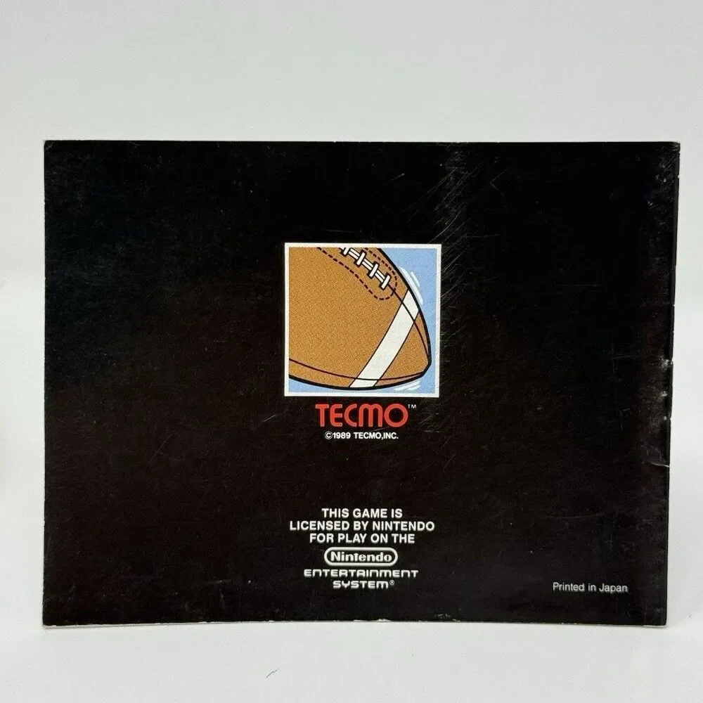 Tecmo Bowl Nintendo NES Manual Booklet Only Authentic No Game